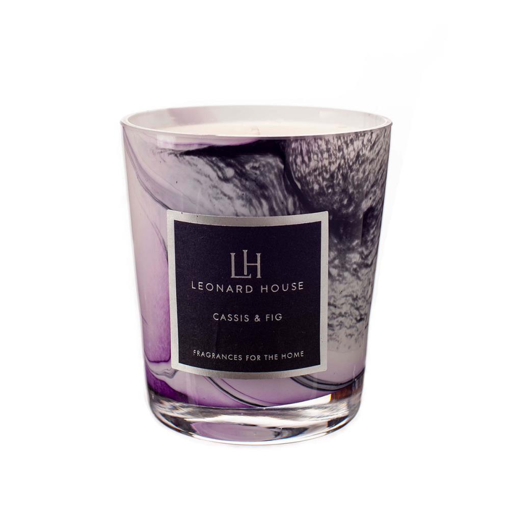 Amelia Art Glass Cassis & Fig Candle £23.84